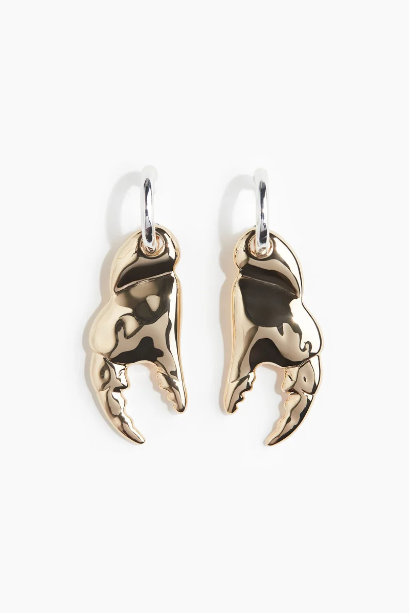 H&M Claw-pendant earrings