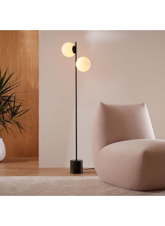 Cluc Black Globo di vetro floor lamp  - 2 globes (petit base) - Image 1