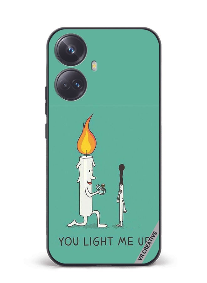 VR CREATIVE Protective Case Cover For Realme 10 Pro Plus You Light Me Up Design Multicolour - Image 1