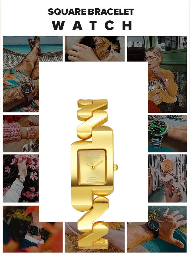 Generic Automatic Women Watch Self Winding Mechanical Fashion Bracelet Set Luxury Stainless Steel Luminous Date Waterproof Ladies Wrist Watch  - Image 2