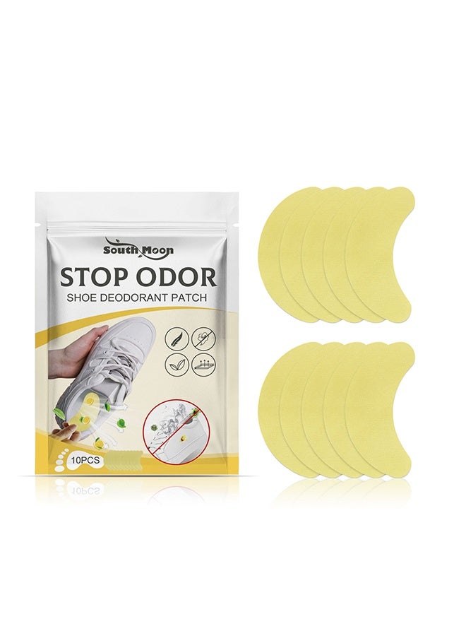 SOUTH MOON Shoe Deodorant Patch- Athlete's Foot Soothing Insolestickers, Antiperspirant Foot Care Stickers, Suitable for People with Foot Odor and Sweaty Feet Prevent Blisters on the Soles of the Feet 10PCS - Image 1