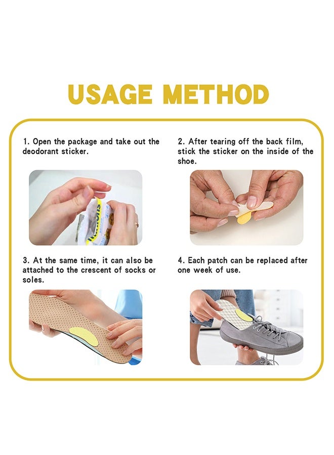 SOUTH MOON Shoe Deodorant Patch- Athlete's Foot Soothing Insolestickers, Antiperspirant Foot Care Stickers, Suitable for People with Foot Odor and Sweaty Feet Prevent Blisters on the Soles of the Feet 10PCS - Image 5