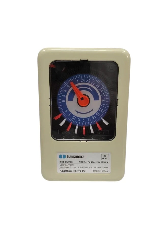 مفتاح توقيت كوامورا TM-25A | مؤقت كهربائي ذكي 25 أمبير