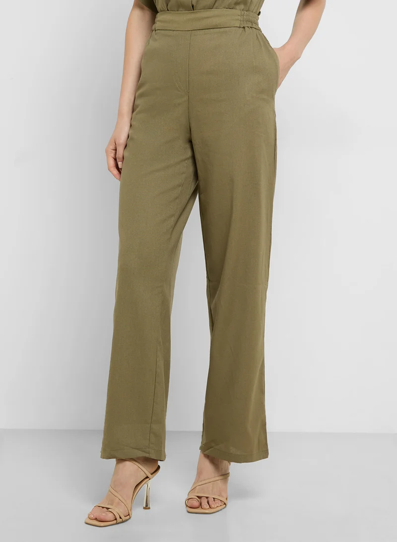 ايلا Button Down Shirt & Pant Set