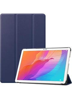 Custer Case For Huawei Matepad Se Ags3K W20 T10S 10.1" Ags3 L09 Ags3 W09 T10 9.7" Agr L09 Agr W09 Honor Pad X8 Lite Agm3 W09Hn Ultra Thin Pu Leather Hard Shell Cover For Matepad Se Blue