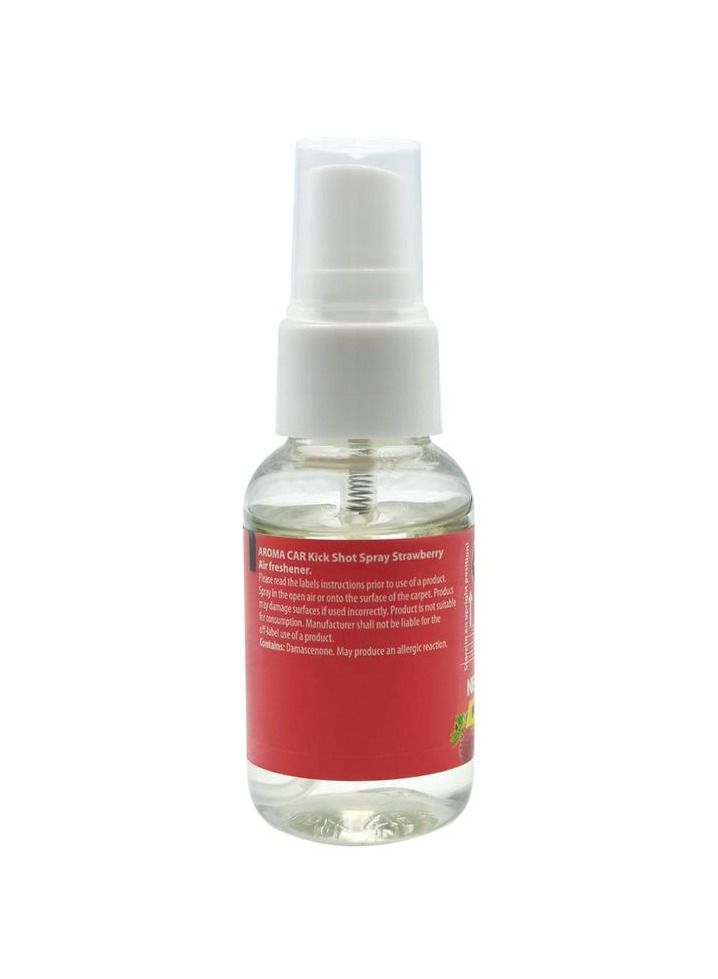 AROMA New Formula Strawberry Smell Kick Spray Extra Strong Air Freshener For Car And Home 30ml - Image 4