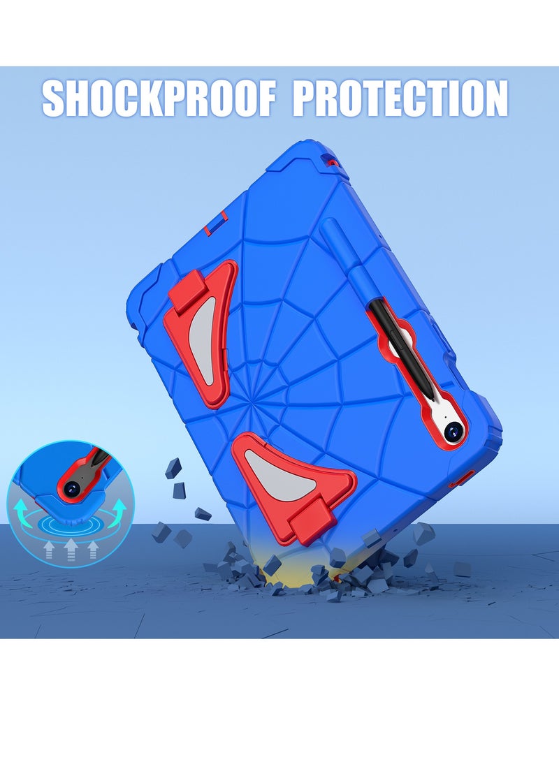 Case for Samsung Galaxy Tab S7/S8/S9(11-inch)/S9 FE(10.9-Inch) /S10 FE(11-Inch) Shockproof Protective Cover with Pencil Holder Shoulder Strap Kickstand for Kids Children  - Image 2