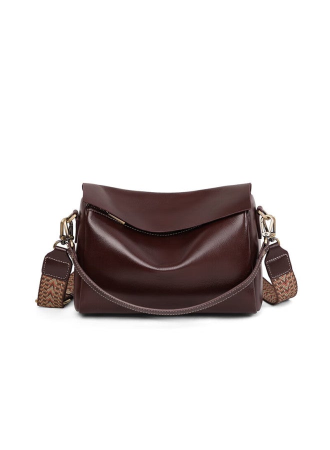 Viney Leather Handbag For Women, Large Capacity Pillow Bag, Light Luxury Crossbody Shoulder Bag, Birthday And New Year Gift For Girlfriend - Image 3
