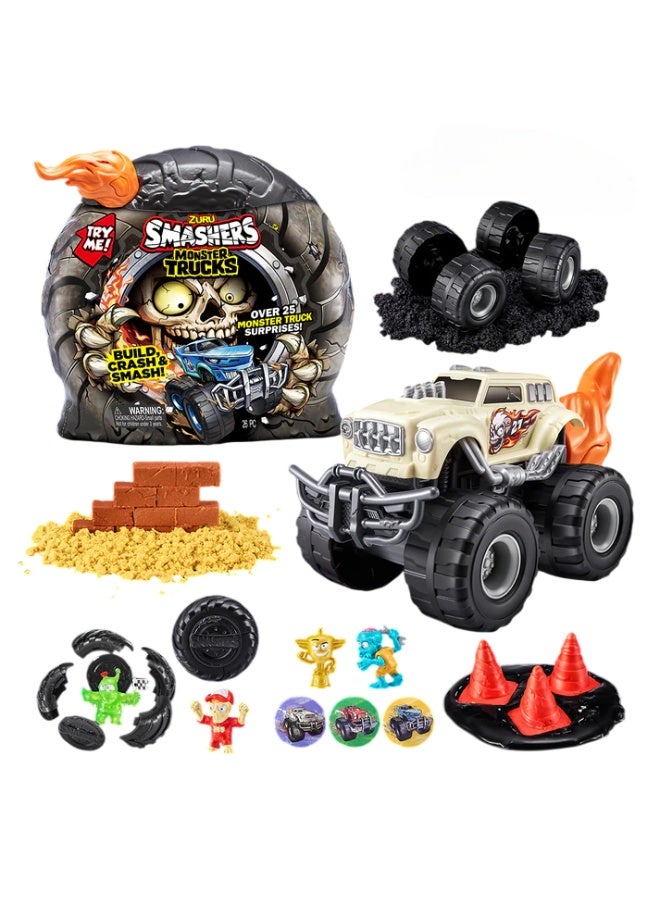 ZURU Smashers Skeleton Screecher Monster Truck Surprise S1 Playset - 26pcs - Image 1