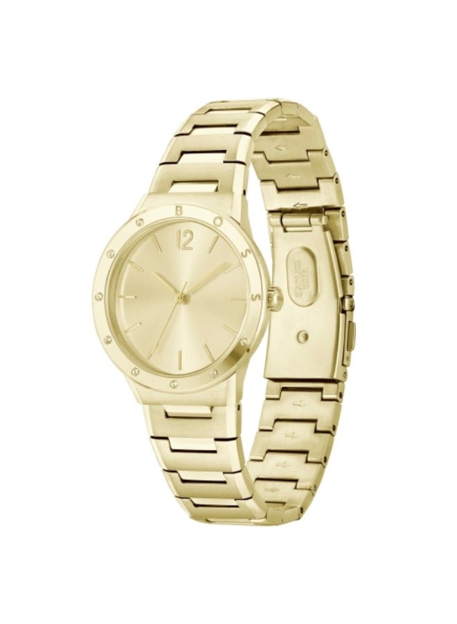 BOSS Hugo Boss Women's Gold Watch with Crystal Markers 1502715 - Image 2