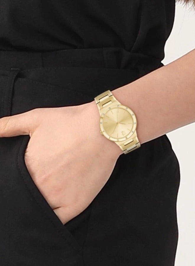 BOSS Hugo Boss Women's Gold Watch with Crystal Markers 1502715 - Image 3