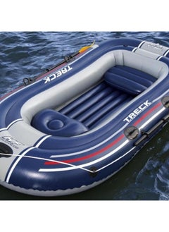 Bestway Three-Person Inflatable Boat Adult Lifeboat Fishing Boat With Paddles And Air Pump Size: 3.07*1.26M  - Image 5