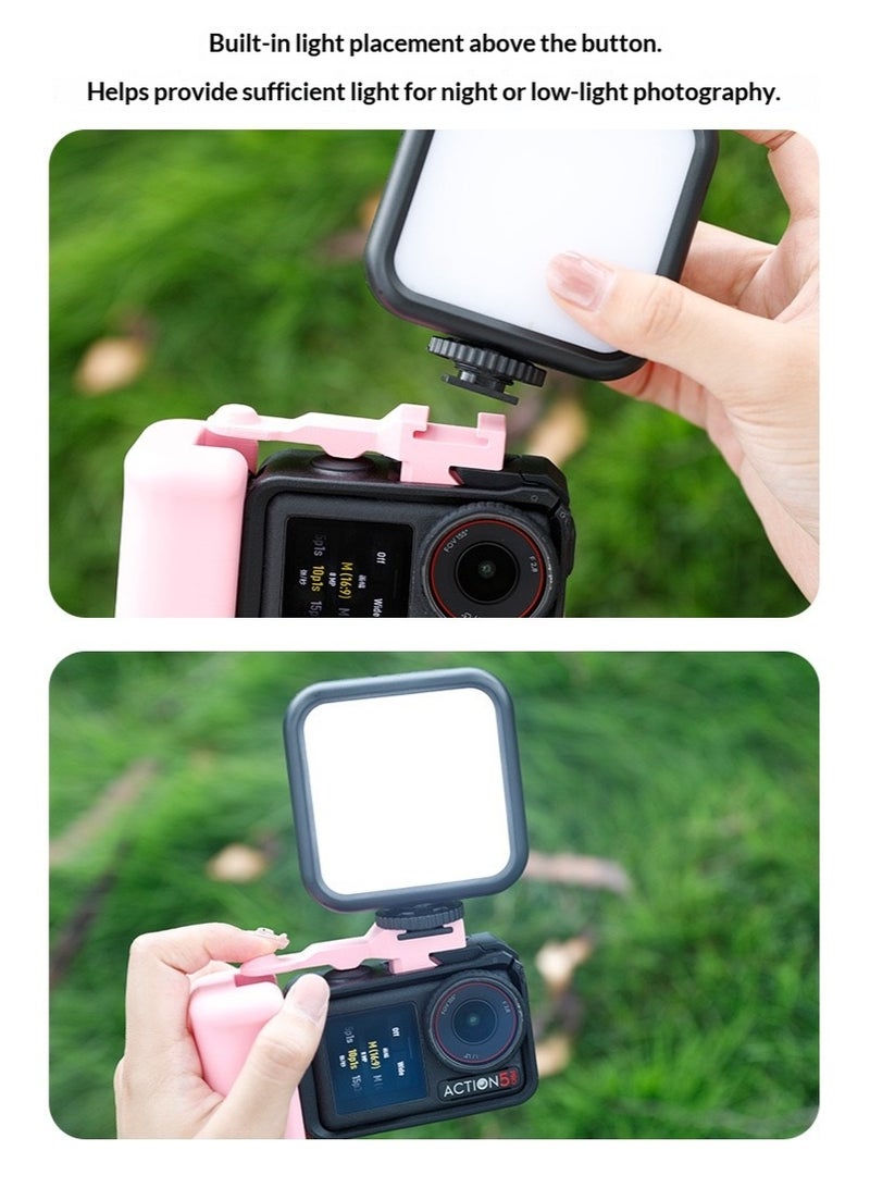 HYH Magnetic Quick Release Handle Grip for DJI OSMO Action 5/4/3, DSLR Style Multi-Color Handle, Magnetic Mount Adapter for Action Cameras - Image 3