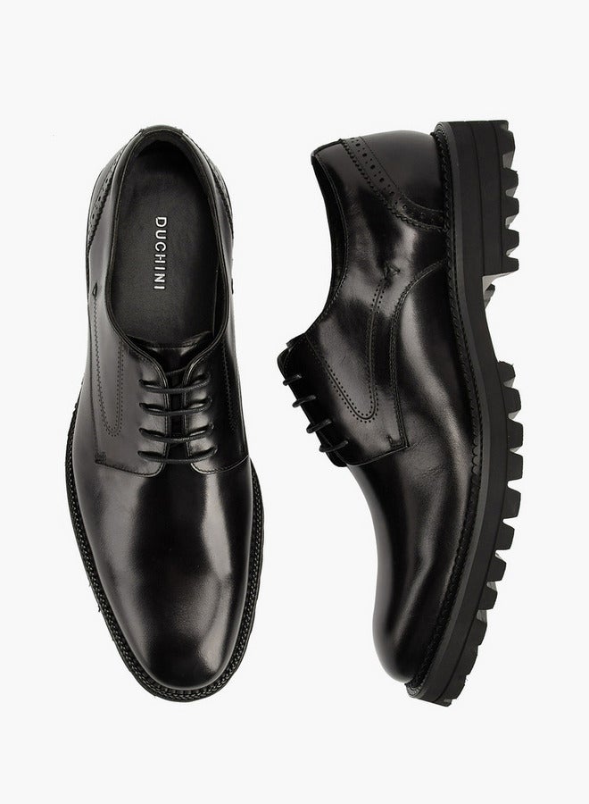 دوتشيني أحذية ديربي رجالية برباط سادة - Image 2