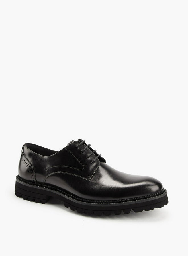 دوتشيني أحذية ديربي رجالية برباط سادة - Image 3