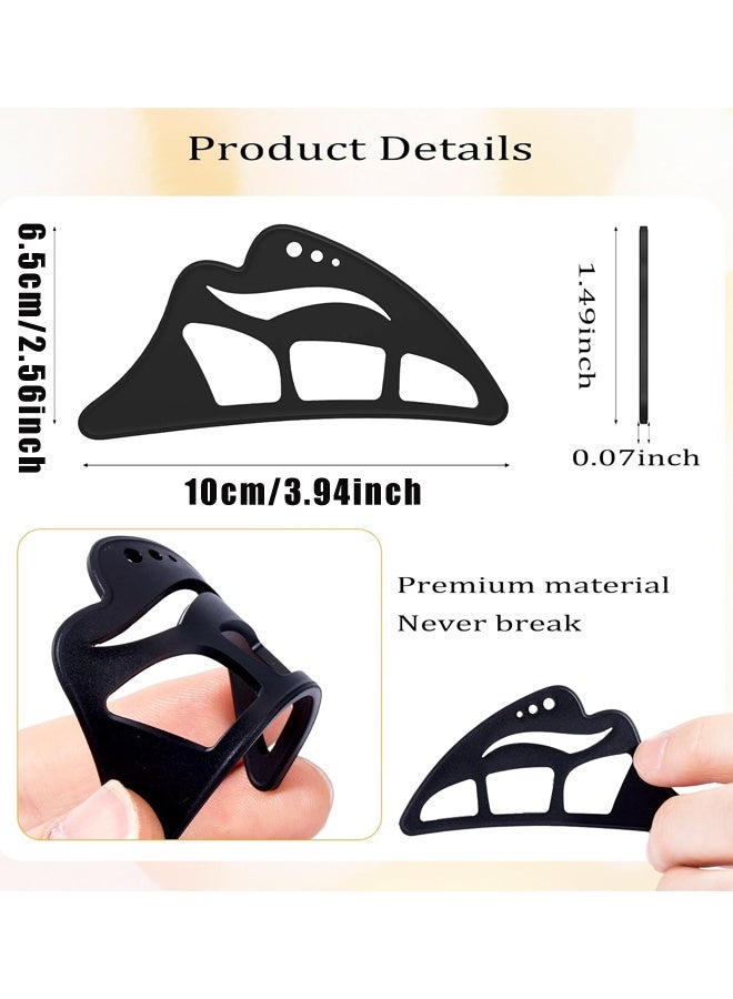 4PCS 5 In 1 Silicone Eyeshadow Stencil, Reusable Eye Makeup Tool for Beginners - Image 2