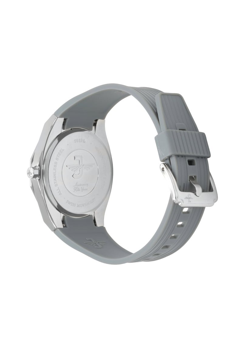 JOVIAL 5082 LSRQ65E Skin Friendly Rubber Women's Watch, Sleek, Timeless Design, Blue Dial, Quartz Movement, 30MM - Image 3