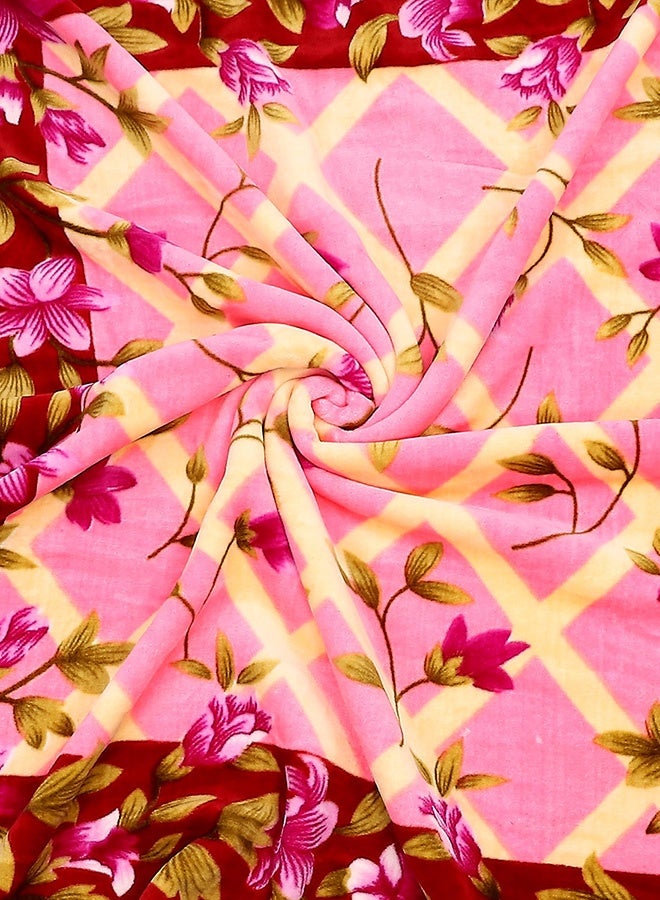 ستيتس حالة عقد المنك بطانية | بطانية سرير مزدوج مكيف |بطانية خفيفة الوزن وفائقة النعومة وصديقة للبشرة 3.5 كجم - 240 × 220 سم (مربع وردي) - Image 3