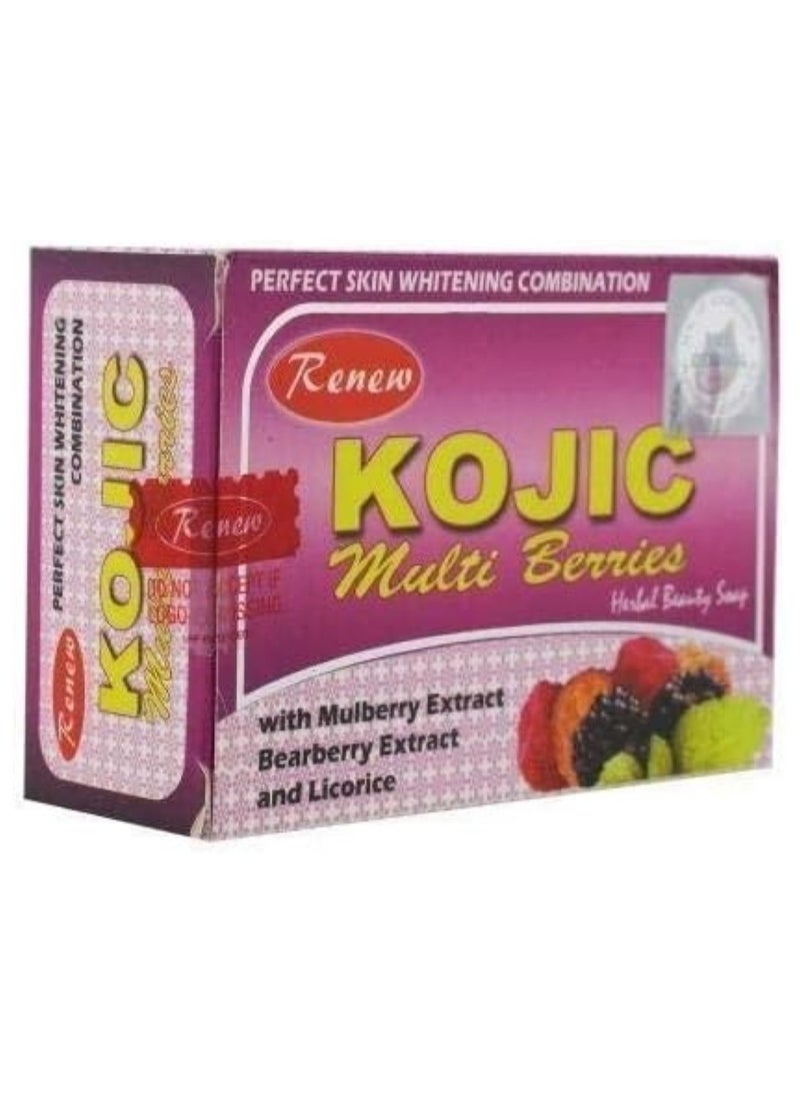 Renew Kojic Multi Berries And Licorice Herbal Whitening Soaps 135 G  - Image 2