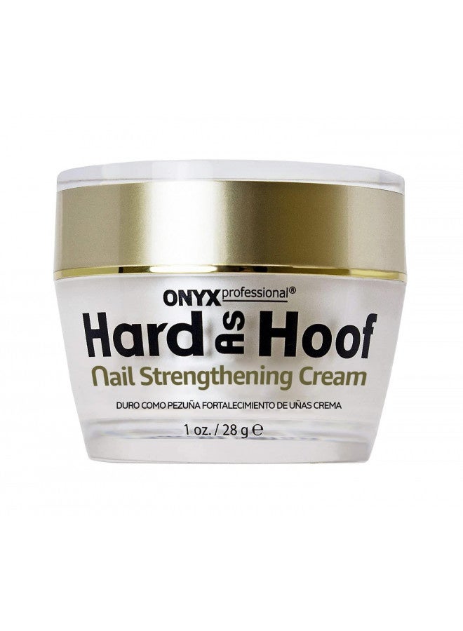 Onyx Professional Hard As Hoof Nail Strengthening Cream With Coconut Scent, Nail Growth And Conditioning Cuticle Cream Stops Splits, Chips, Cracks And Strengthens Nails, 1 Oz  - Image 4