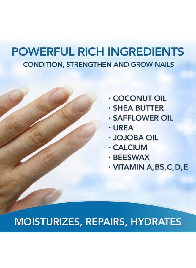 Onyx Professional Hard As Hoof Nail Strengthening Cream With Coconut Scent, Nail Growth And Conditioning Cuticle Cream Stops Splits, Chips, Cracks And Strengthens Nails, 1 Oz  - Image 3