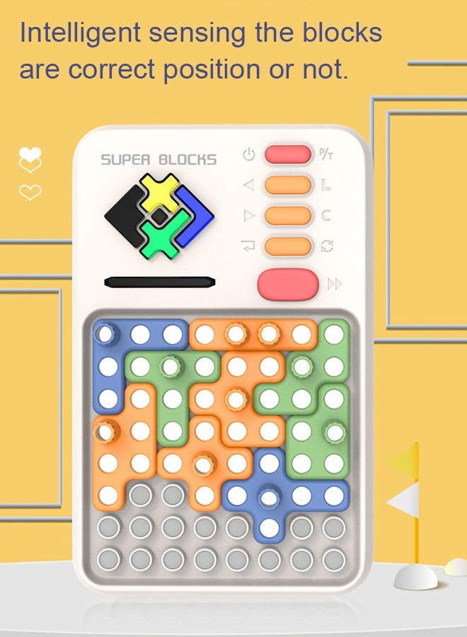 NIBEMINENT Super Blocks, Over 1000 Leveling Challenges, Patience Games, Skill Games, Logic Games for Children from 6 Years, Portable Travel Games,Electronic  Puzzle Toy, Birthday Gift  - Image 3