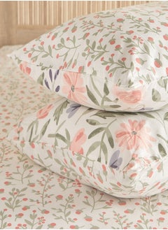 Home Box مجموعة غطاء وسادة من القطن 2 قطعة 144 TC هيرميون كريسي 50x75 سم  - Image 4