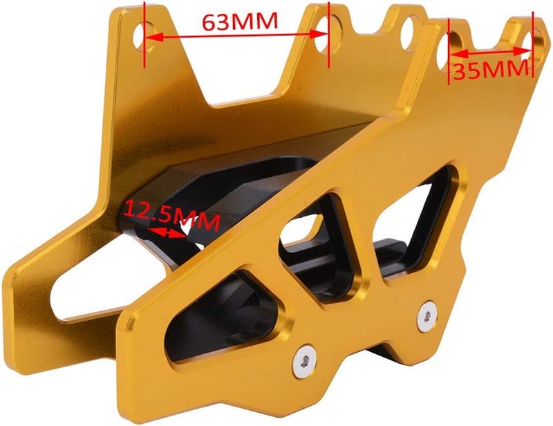 YSMOTO CNC Chain Guard Guide Protector for Suzuki RM RMZ RMX DRZ Series - Gold - Image 4