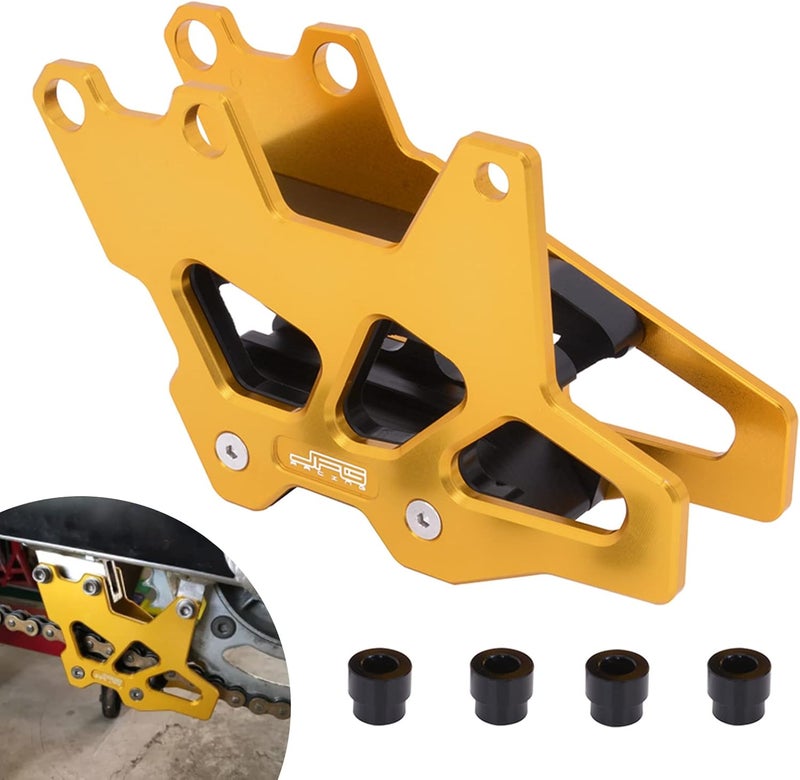 YSMOTO CNC Chain Guard Guide Protector for Suzuki RM RMZ RMX DRZ Series - Gold - Image 1