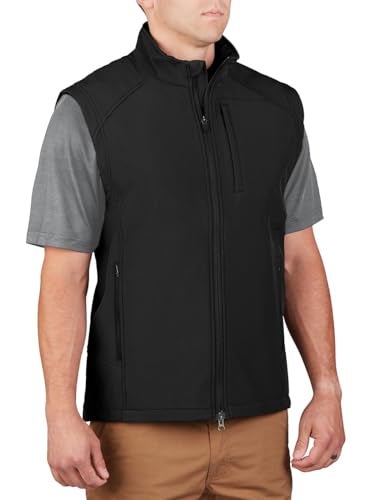 Propper Men's Icon Softshell Vest, Black, Small - Image 3