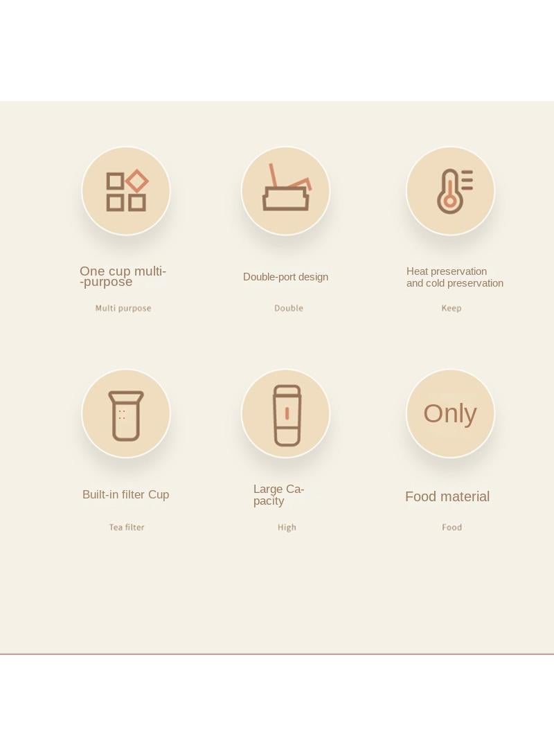 Y&D Stainless Steel Insulation Coffee Cup High Appearance Portable Cup 520ml  - Image 2