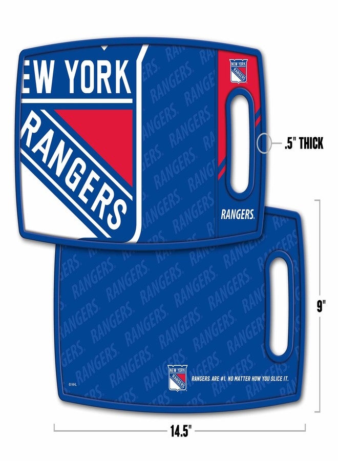 YouTheFan NHL New York Rangers Logo Series Cutting Board - Image 3