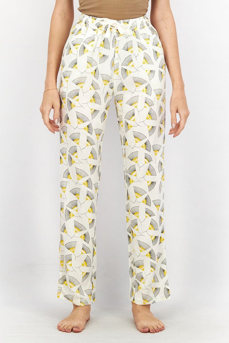XOXO Women Allover Print Drawstring Pajamas, Multicolor - Image 1