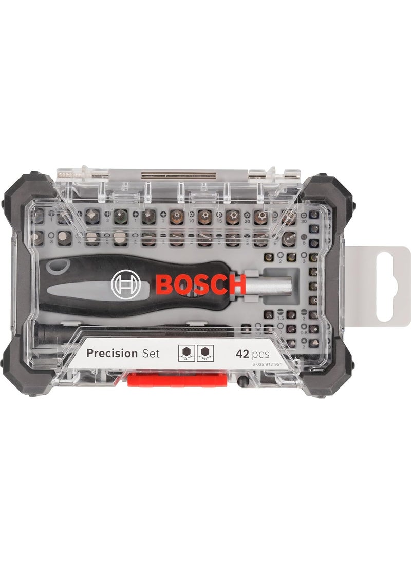 BOSCH 42 Piece Precision Screwdriver Bit Set  - Image 1