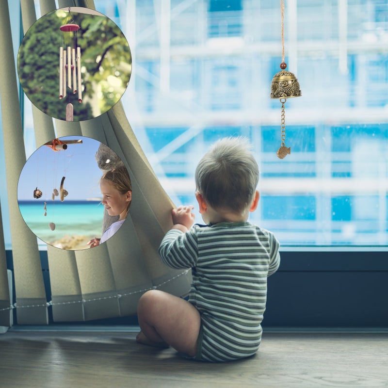 🌱 جرس بتصميم الشرقي للديكور المنزلي والحدائق - Image 5