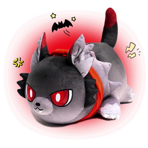 KOWSI Werewolf Cat Plush Toys Fantasy Themed Mini Squishy Figures Embroidery Plush Pillow Kawaii Cat Stuffed Animal Collectibles Toys for Kids Idea - Image 1