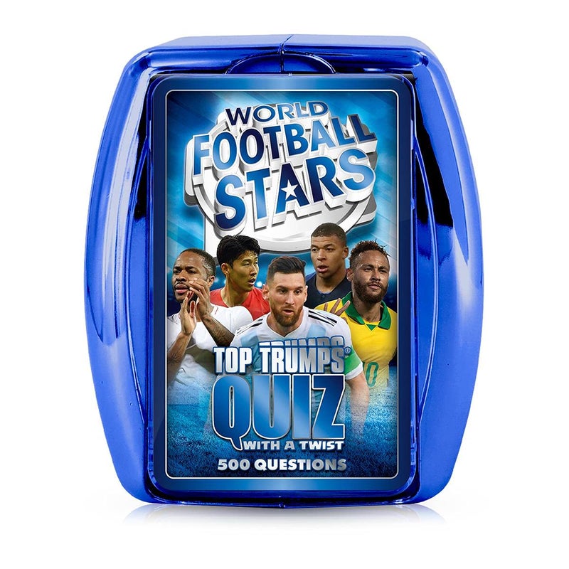 Top Trumps Soccer Trivia Game: Quiz Games - Trivia Quiz - Kids Games - Great Travel Games and Road Trip Games - Trivia Outdoor Games- Family Games for Kids and Adults 2+ Players - Image 1