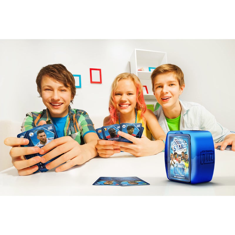 Top Trumps Soccer Trivia Game: Quiz Games - Trivia Quiz - Kids Games - Great Travel Games and Road Trip Games - Trivia Outdoor Games- Family Games for Kids and Adults 2+ Players - Image 2