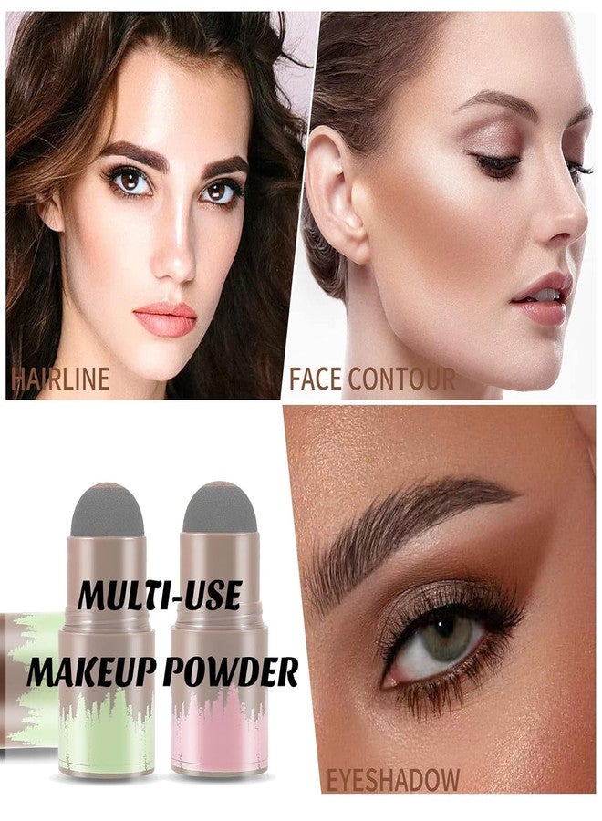 Blase enterprise Blase® Brown Shadow Powders Root Touch Up Powder, Waterproof Hairs Shading Sponge Pen Hair Filler Powders For Cover Gray Hair Root, Hair Touch-Up, Hairline Powder Stick (Brown, 4 gm) - Image 5