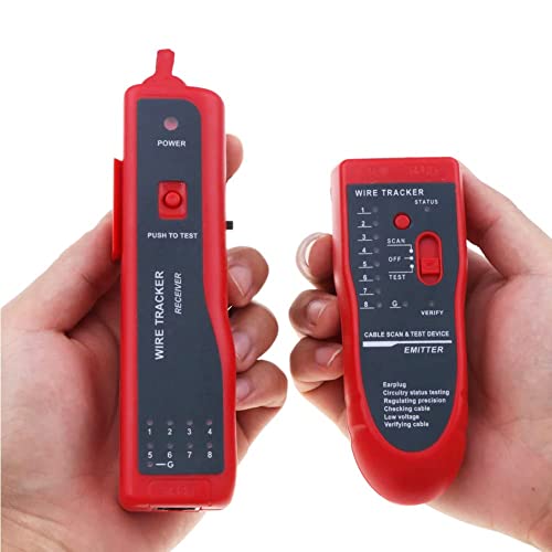 LipiWorld® Line Finder for Communication Lines, Network Cable Tester LAN RJ45 RJ11 Cable Wire Tracker Phone Generator Tester Diagnose Tone Networking - Image 3