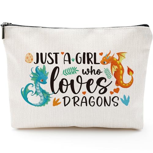 Sitsink Dragon Gifts for Girls - Dragon Lover Gift, Makeup Bags & Fans for Women - Image 1
