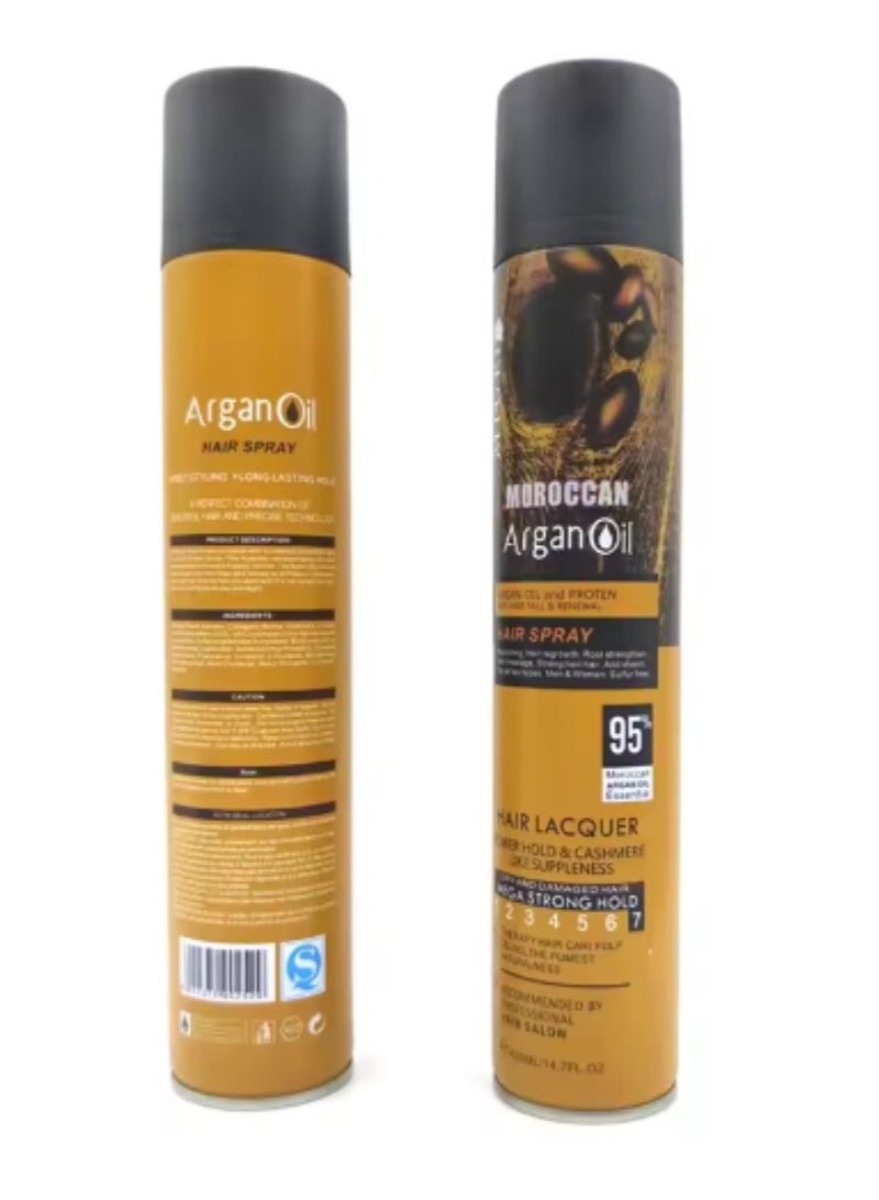 Argan Oil Strong Holding Hair Spray 420ml