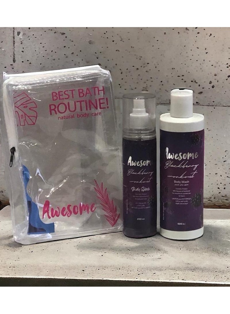 Awesome Skin care Set with blackberry flavor - Image 1