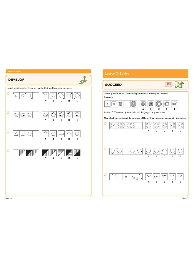 null - 11+ Non-Verbal Reasoning and Spatial Reasoning Support and Practice Workbook: For the GL Assessment 2025 tests - Image 1