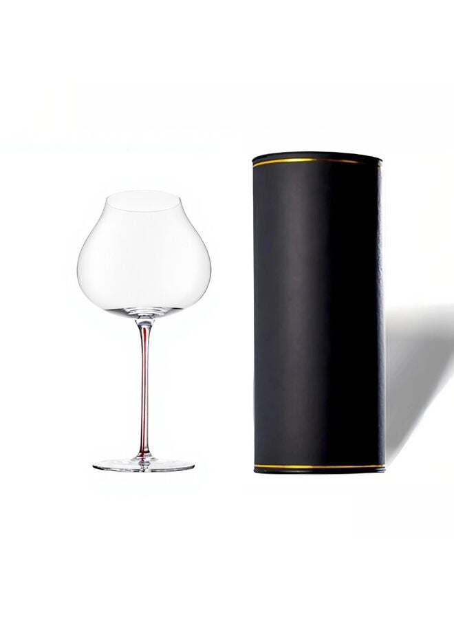 Crystal Red Wine Glass Long Stem Burgundy Cup Wine Glasses for Party Dinner Wedding Birthday Daily Use Glass Cups-710ml - Image 1