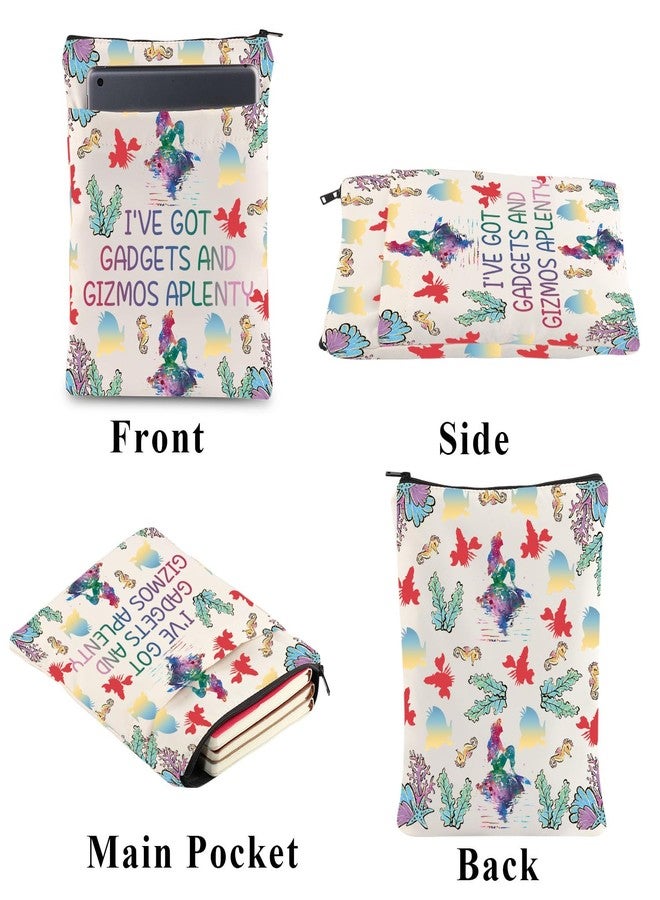 PLITI Mermaid Book Sleeve Fairy Tales Inspired Gift Beach Lover Gift I've Got Gadgets and Gizmos Aplenty Beach Book Cover (Gizmos Aplenty BS) - Image 5