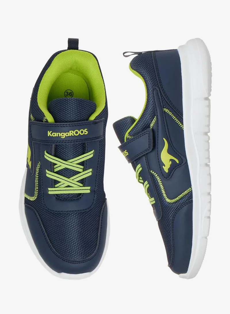 كانغاروس Women'S Panelled Sports Shoes With Hook And Loop Closure
