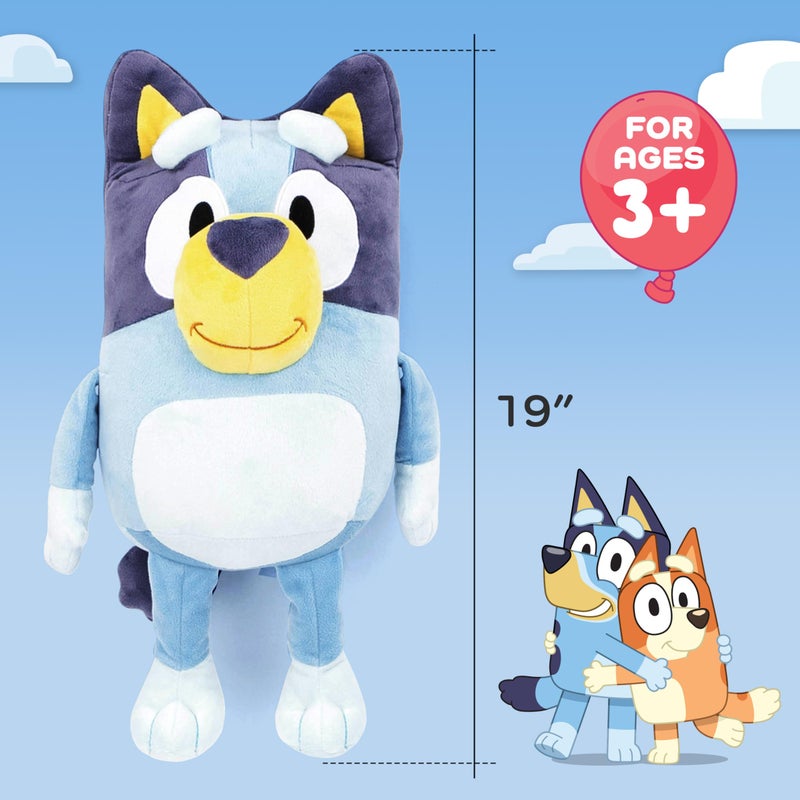 Jay Franco Bluey Plush Pillow Buddy - Super Stuffed Soft Character Pillow - Polyester Microfiber, 19 Inches - Image 2