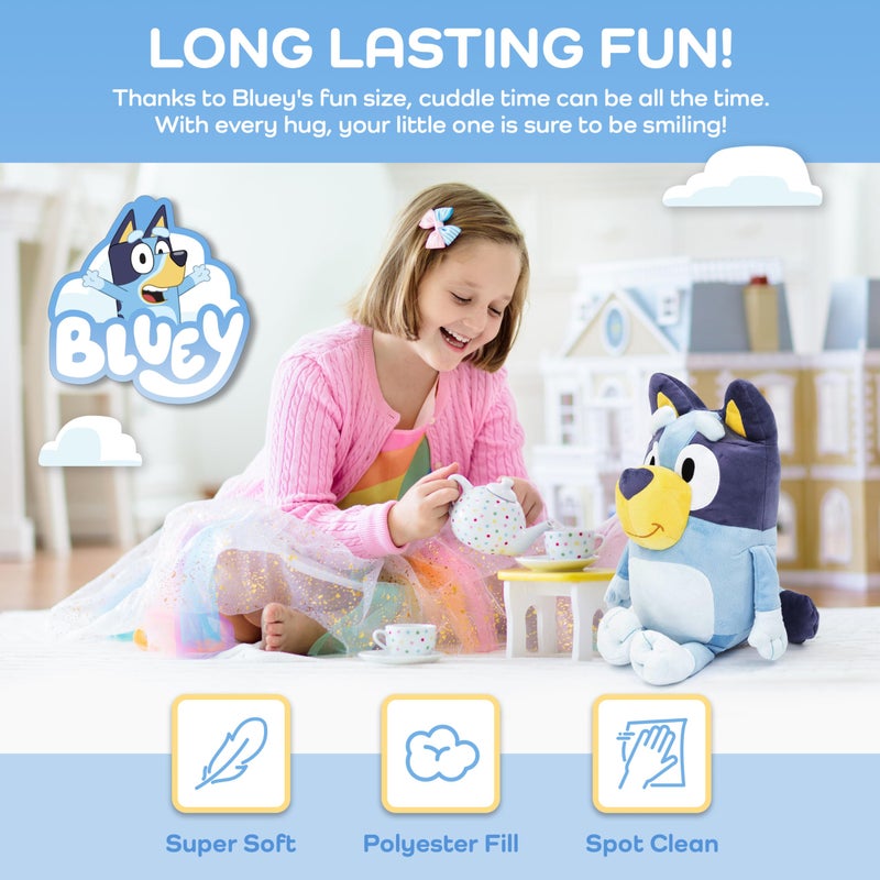 Jay Franco Bluey Plush Pillow Buddy - Super Stuffed Soft Character Pillow - Polyester Microfiber, 19 Inches - Image 4