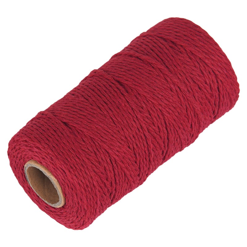 Ohtomber Cotton Red Twine For Crafts - Ohtomber 328 Feet 2Mm Natural Garden Twine String For Diy Crafts Wrapping - Image 1